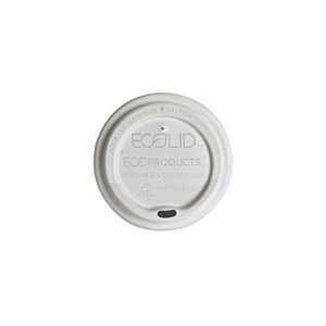  Eco Products EP ECOLIDWPKP2 White Compostable Hot Cup Lid 