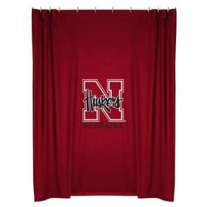  Nebraska Cornhuskers Locker Room Shower Curtain 