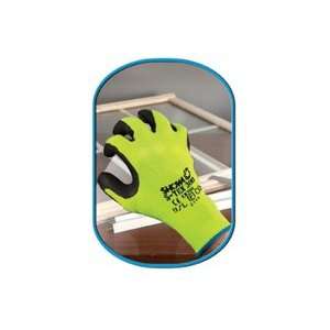  Showa Best Glove Size 9 Hiviz Yellow And Black Showa S Tex 