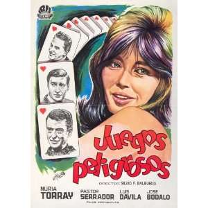  Juegos peligrosos Poster Movie Spanish 27x40