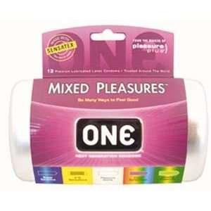  Condom ONE Mixed Pleasures 12 Pack Health & Personal 