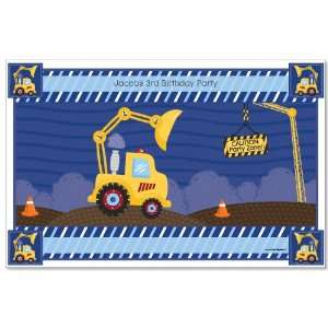  Construction Truck   Personalized Birthday Party Placemats: Toys