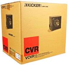 Kicker 10VCVR15 2 Ohm 15 Comp VR Car Sub Loaded CVR Subwoofer 