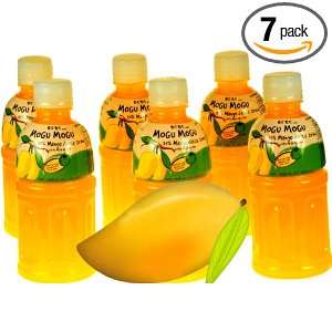 packs Mogu Mogu Mango Juice Wt Nata De Grocery & Gourmet Food