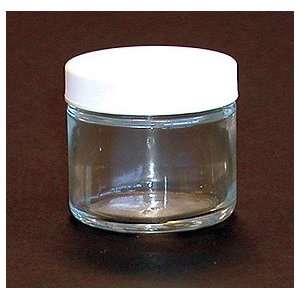  Fisherbrand Clear Straight Sided Jars with PTFE Faced PE 