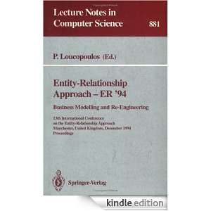 Entity Relationship Approach   ER 94. Business Modelling and Re 