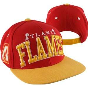  Atlanta Flames Super Star Scarlet/Gold Snapback Hat 