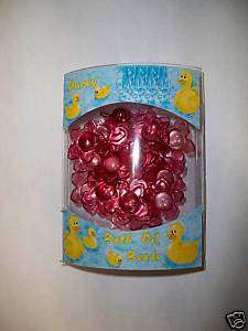 20 Pink Flower Sensuous Bath Oil Beads  