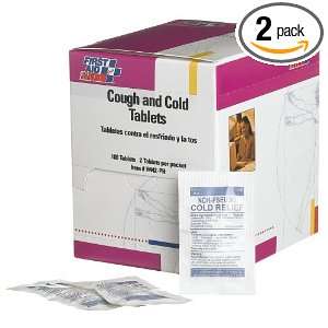  First Aid Only Cold And Cough Tablets (no Pse), 50 2 packs 