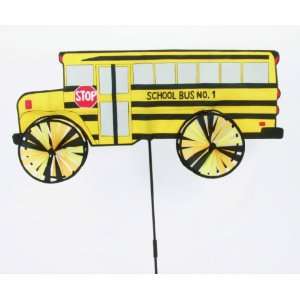  School Bus Nylon Wind Spinner