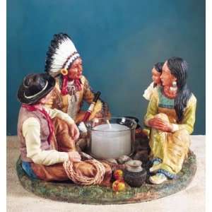 Cowboy & Indian Votive / Candle Holder   Western Candleholder Scent