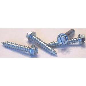 14 X 3/4 Self Tapping Screws Slotted / Hex Washer Head / Serrated 