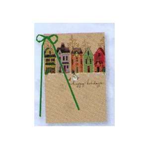   PX6147 Happy Holildays Houses Christmas Boxed Cards 