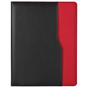  Bold Color Senior Portfolio Folder, Notepad Included   Red 
