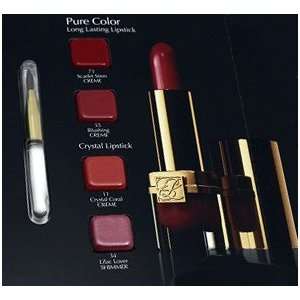 Estee Lauder New Pure Color Lipstick Sampler with Lip Brush By Tom 