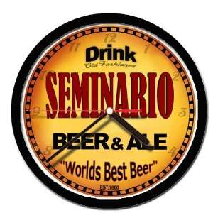  SEMINARIO beer and ale cerveza wall clock 
