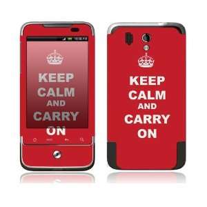 HTC Legend Decal Skin Sticker   Keep Calm and Carry On