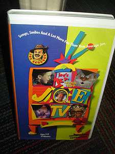 JOE SCRUGGS JOE TV VHS VIDEO, JOES 1ST MUSICAL VIDEO, GREAT VIDEO 