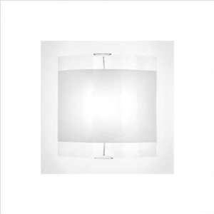 Selis Large Crystal Trim Wall/Ceiling Mount Bulb: Fluorescent: 2x13W 