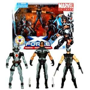  Year 2010 Marvel Universe Series 3 SHIELD 3 Pack 4 Inch Tall Action 