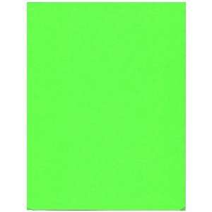 8 1/2 x 11 Fluorescent Green Neon Cromatica Cover 43lb 