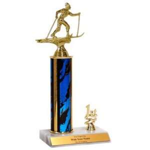 Cross Country Skiing Trophies w/Place Trim:  Sports 