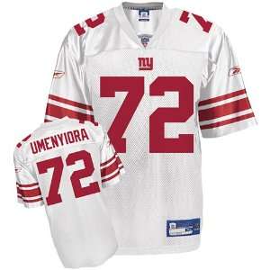 New York Giants NFL Jerseys #72 Osi Umenyiora Authentic Football WHITE 