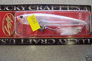 LUCKY CRAFT GUNFISH 95 (LASER CLEAR GHOST )  