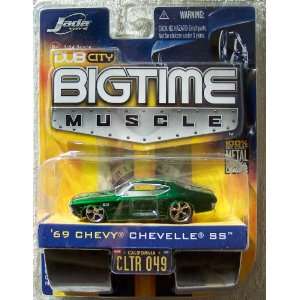  Jada Dub City Big Time Muscle Green 69 Chevy Chevelle SS 1 