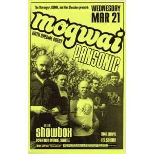  Mogwai Seattle Original Concert Poster 2001
