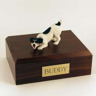 Jack Russell   Black   Dog Figurine Pet Cremation Urn   Free Shipping