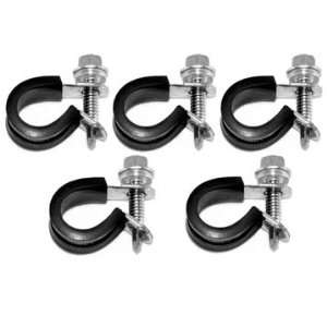  Stainless Steel Cushion Clamps for  6 AN Lines (5 Pack 