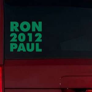  Ron Paul 2012 Window Decal (Green) Automotive