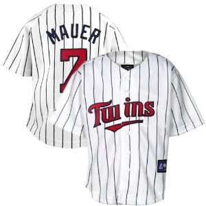  Majestic Joe Mauer Minnesota Twins #7 Infant Pinstripe 