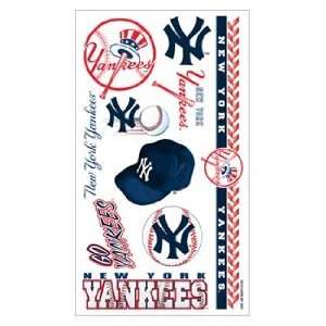  New York Yankees Tattoo Sheet **