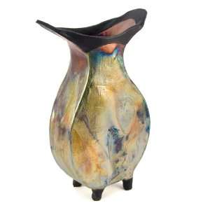   by Aron Handmade Raku Pottery Grecian Water Jug Vase