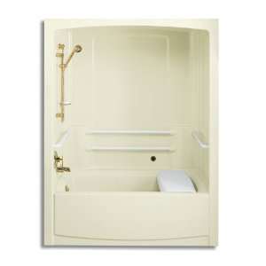  KOHLER Biscuit Acrylic Skirted Jetted Whirlpool Tub/Shower 