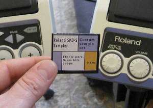 Roland SPD S Sampler Sound Set 512m Compact Flash Card  