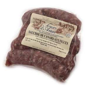 French Saucisse Pork and Duck Sausage w/Fig 1 1.2 lb.  
