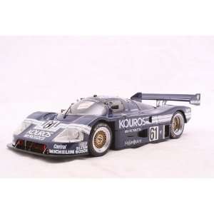   Mike Thackwell #61 Kouros 1987 Sauber Mercedes C9   Toys & Games