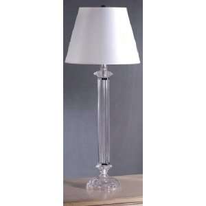   Collection Satin Nickel Finish Buffet Table Lamp Base: Home & Kitchen