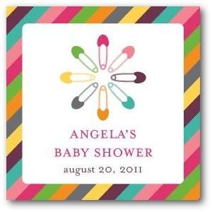  Custom Gift Tag Stickers   Colorful Pins: Begonia By Hello 