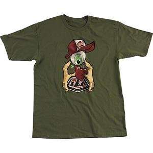  Troy Lee Designs Youth Eyeball T Shirt   Youth Large/Green 