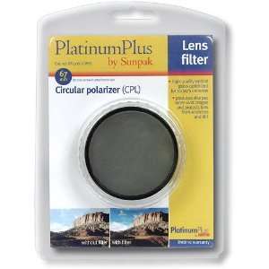  Sunpak Platinum Plus 67mm Circular Polarizer Camera 