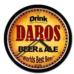  DAROS beer ale wall clock 
