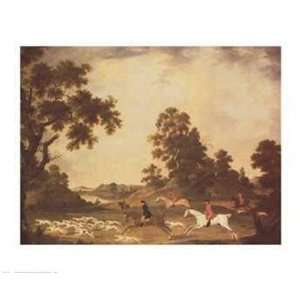  Fox Hunting in Full Cry by James Seymour 30x25 Kitchen 