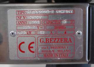 Bezzera 2 Group Espresso, Cappuccino, Latte Machine  