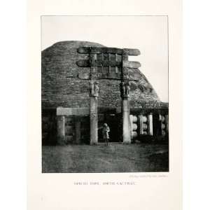  1905 Print South Gateway Sanchi Tope Bhilsa Valley India 
