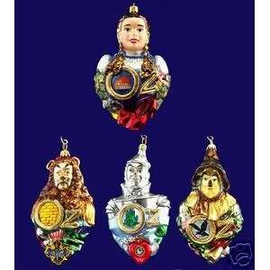   of Oz Polonaise 4 Ornament Set by Kurt S. Adler 