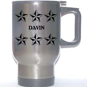  Personal Name Gift   DAVIN Stainless Steel Mug (black 